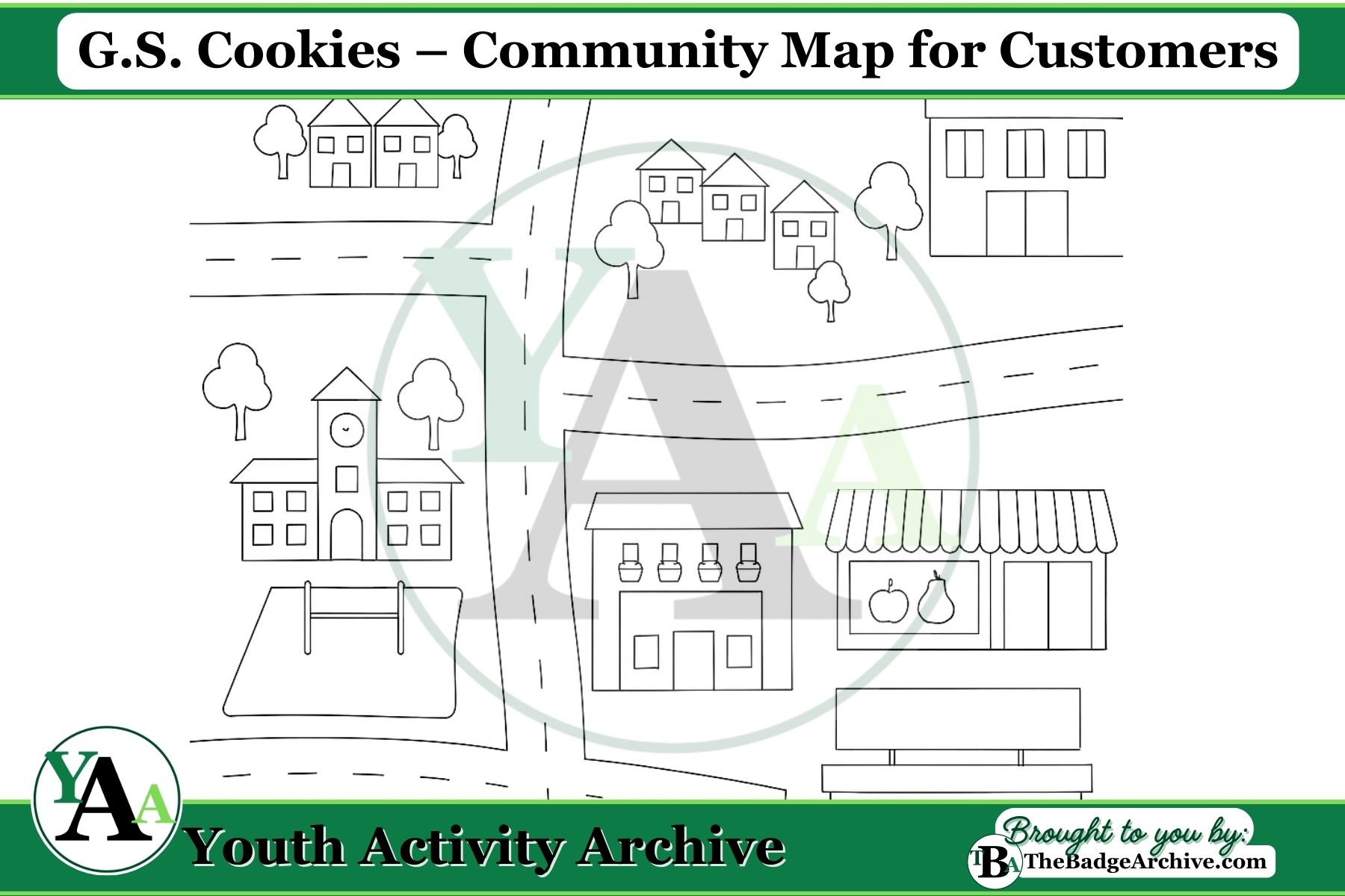 Commuinty Map G.S. Cookies – Community Map for Customers – Youth Activity Archive