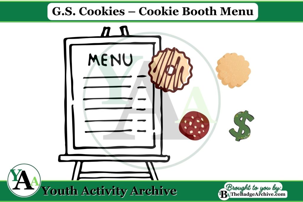 G.S. Cookies – Cookie Booth Menu