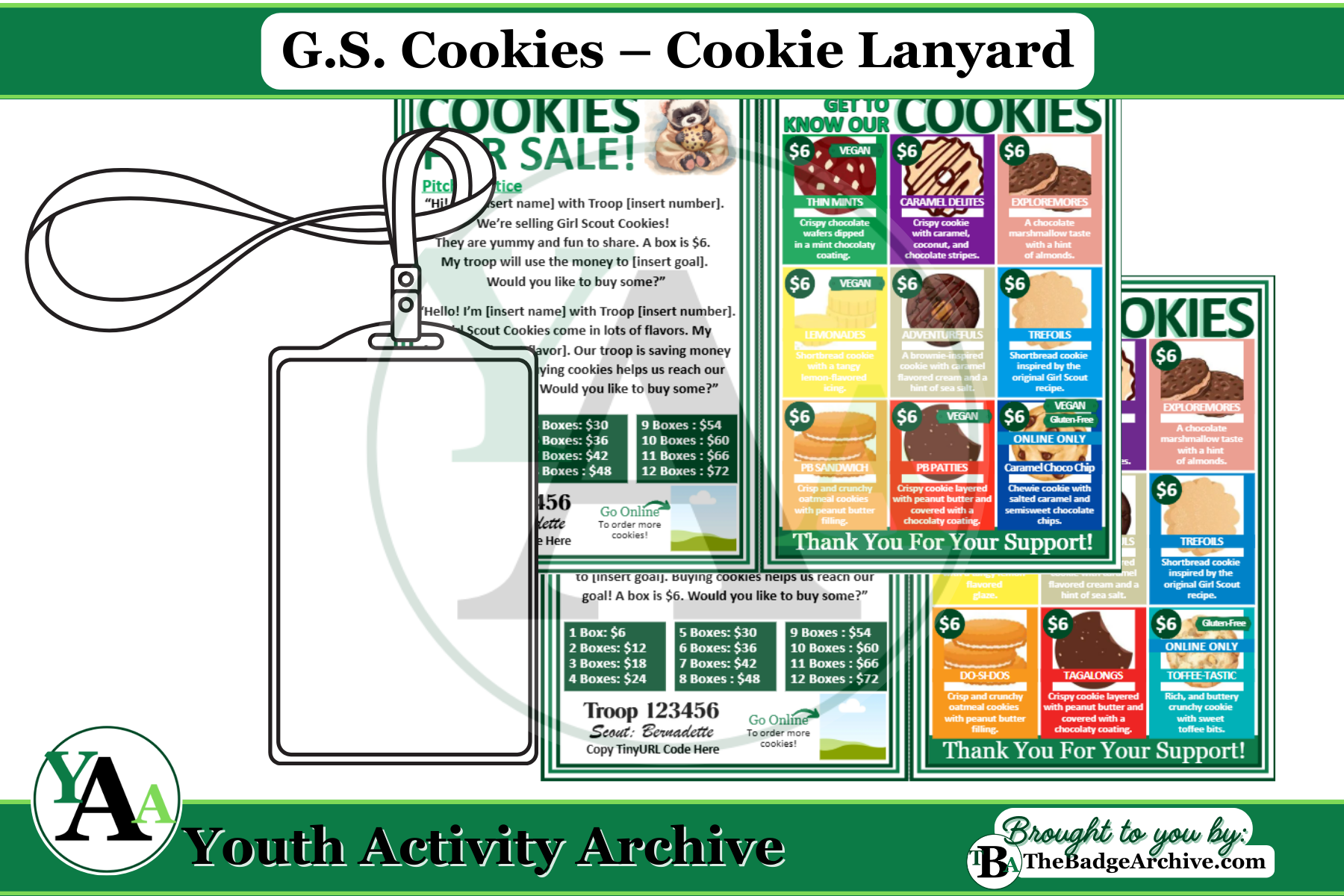 G.S. Cookies – Cookie Lanyard
