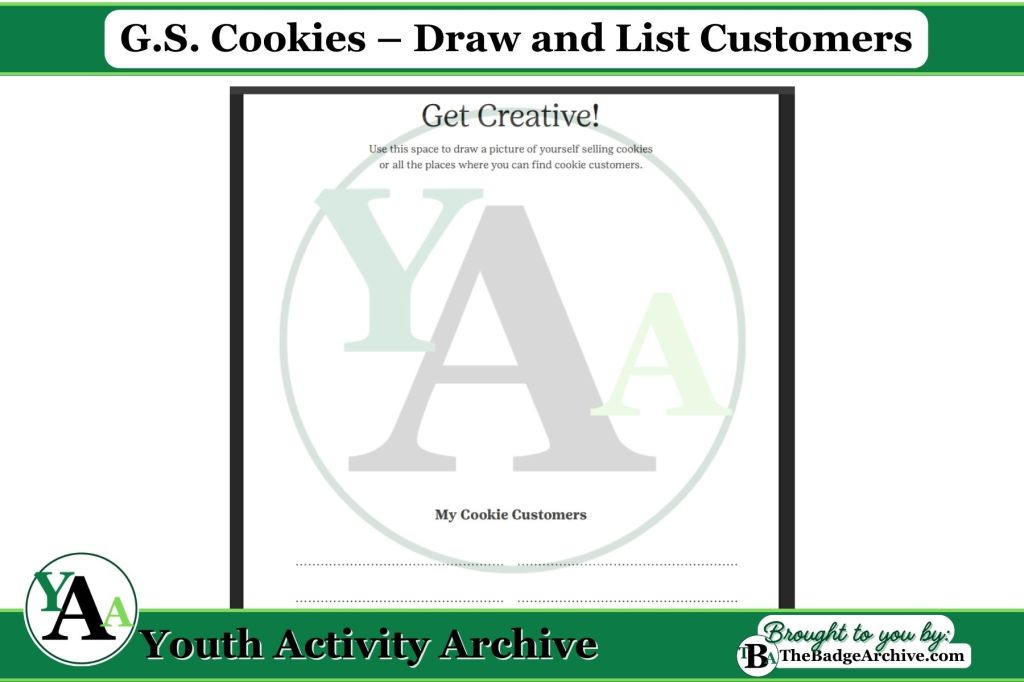 G.S. Cookies – Draw and List&nbsp;Customers