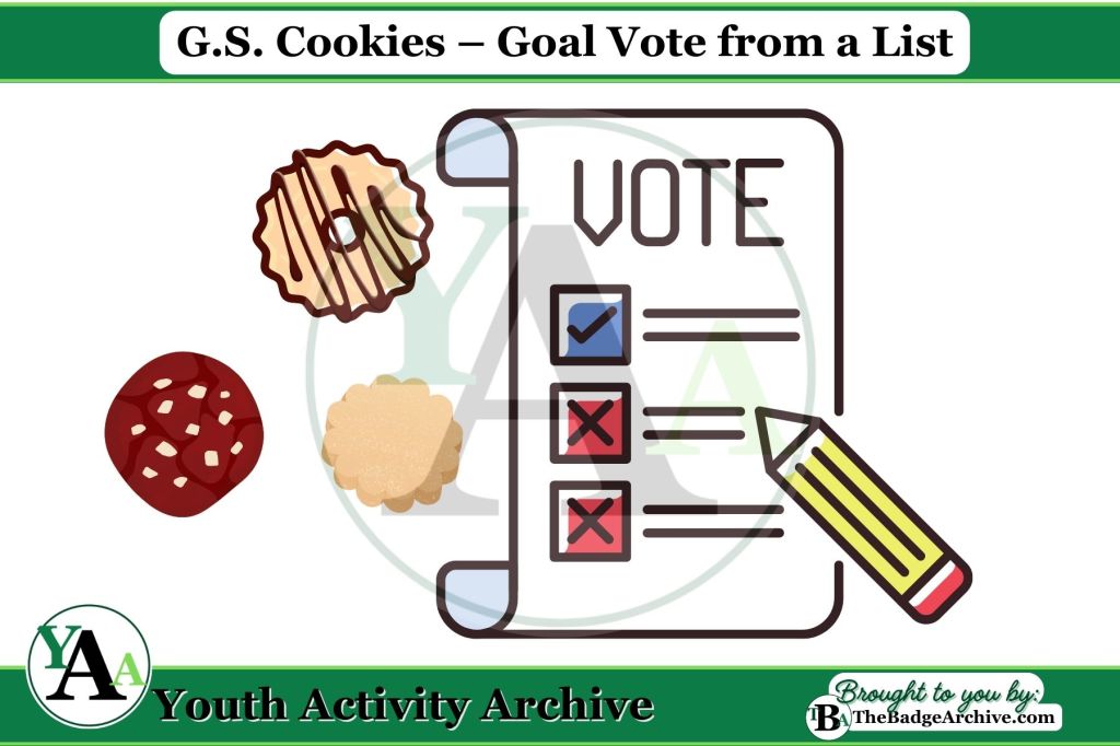 G.S. Cookies – Goal Vote from a&nbsp;List