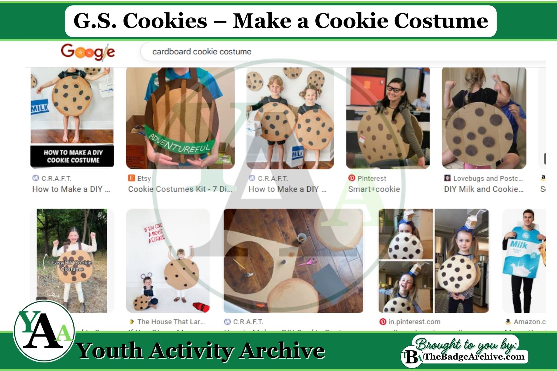 G.S. Cookies – Make a Cookie Costume
