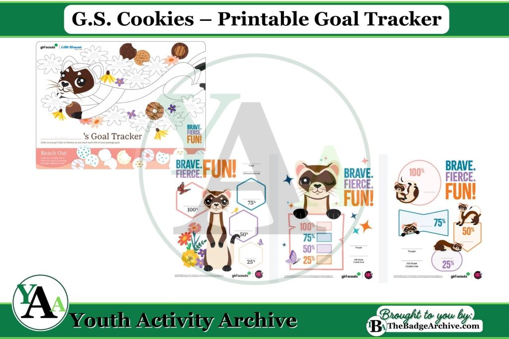 G.S. Cookies – Printable Goal&nbsp;Tracker