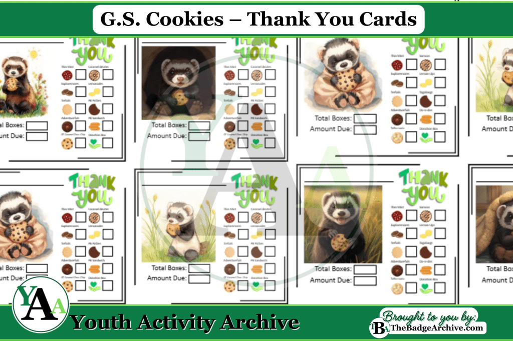G.S. Cookies – Thank You&nbsp;Cards