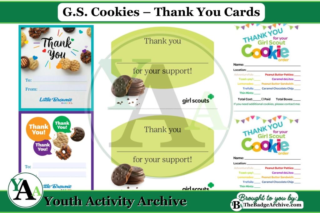 G.S. Cookies – Thank You&nbsp;Cards