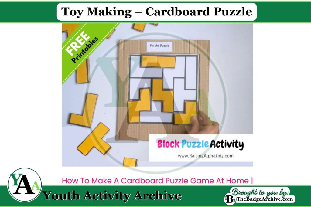 Toy Making – Cardboard&nbsp;Puzzle