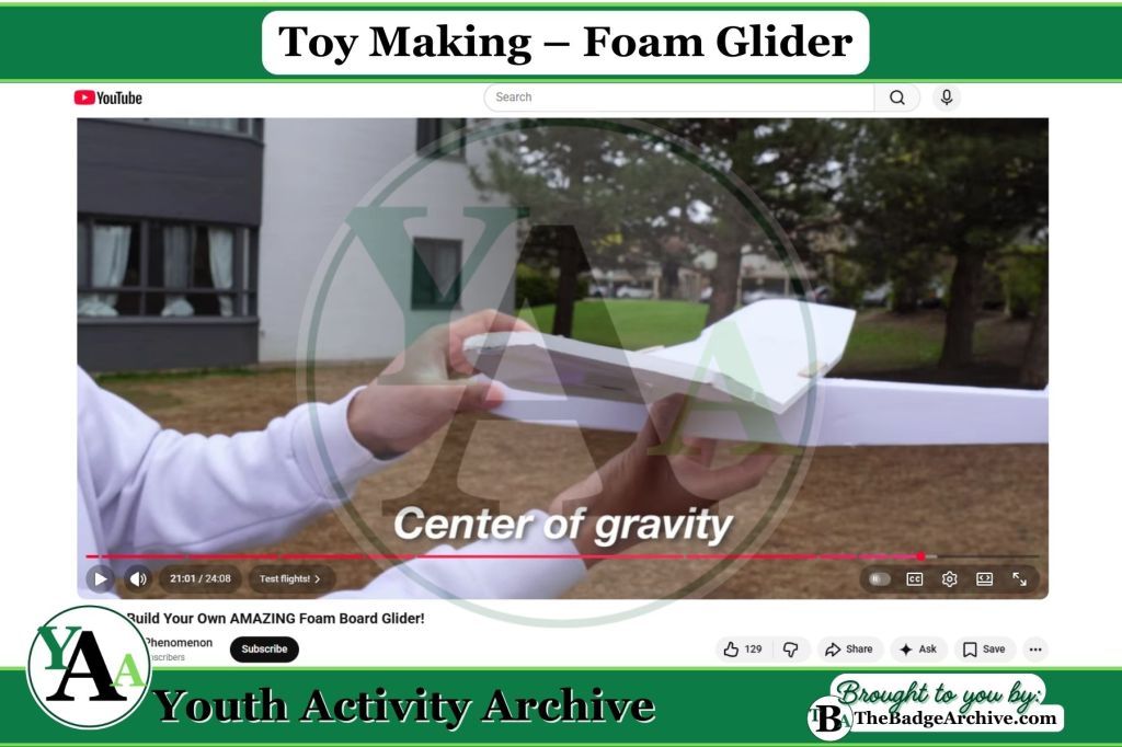 Toy Making – Foam&nbsp;Glider