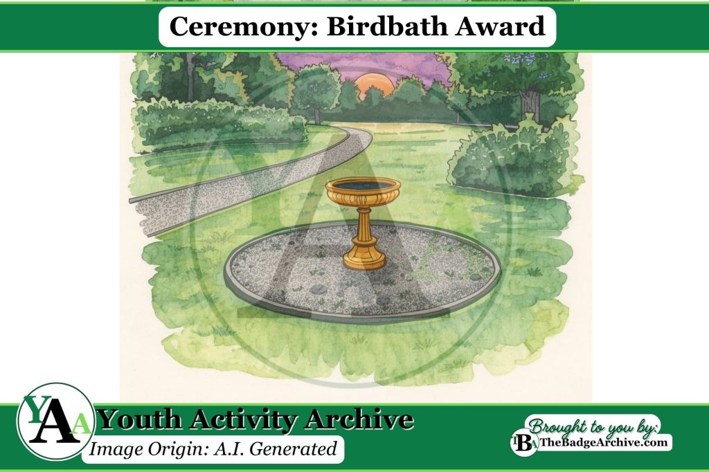 Ceremony: Birdbath Award