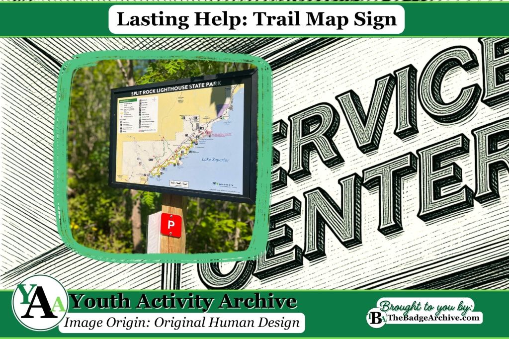 Lasting Help: Trail Map&nbsp;Sign